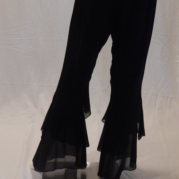 Cach'e size 4 DESIGNER CHIC BLACK PANTS - Picture 8 of 9